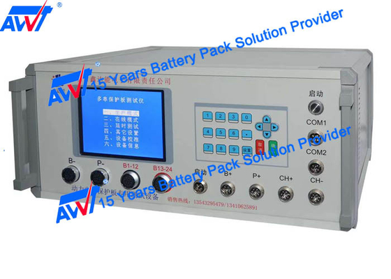 Ebike Escotter BMS टेस्ट सिस्टम लिथियम बैटरी पैक BMS टेस्टिंग मशीन 24Series